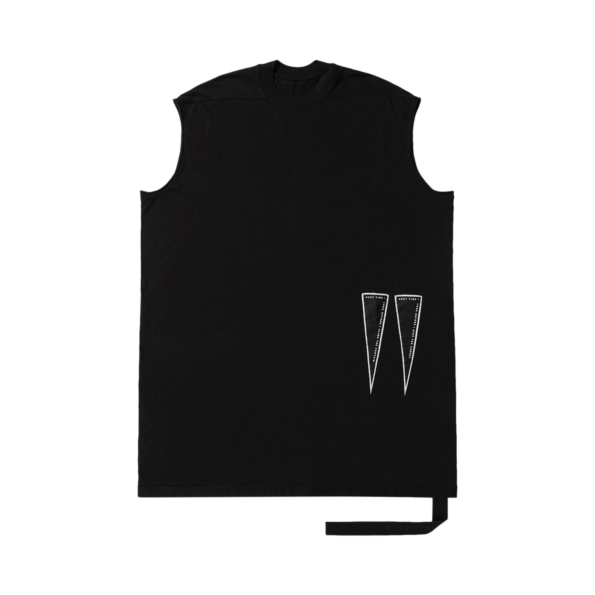 Buy Rick Owens DRKSHDW Tarp Tee 'Black' - DU02B4158 RNEH1 09