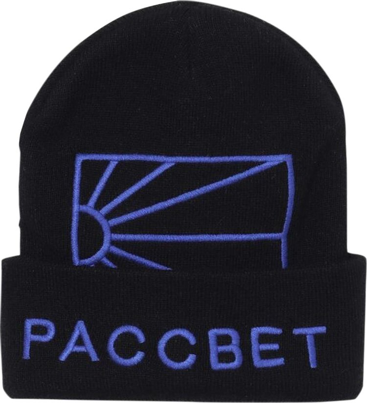 Rassvet x PACCBET Big Logo Beanie Black