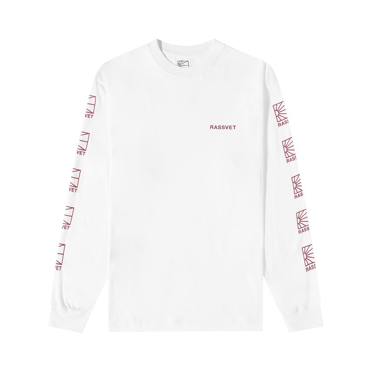 Rassvet x PACCBET Long-Sleeve Multi Logo T-Shirt 'White'
