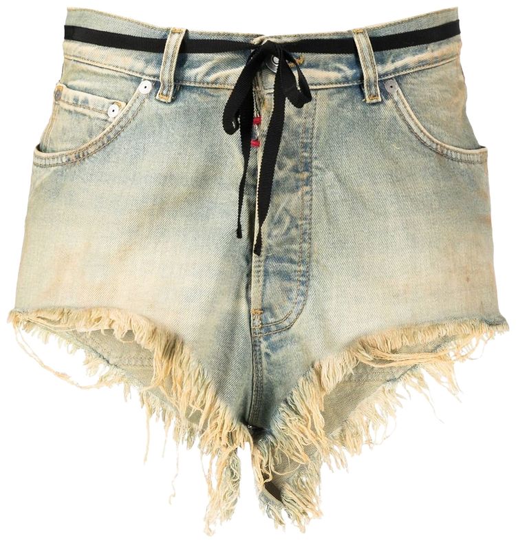 Maison Margiela Distressed Denim Short Dirty Wash