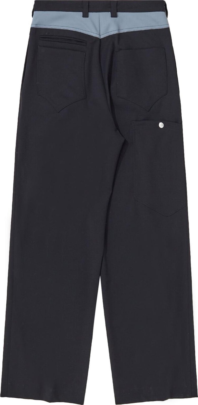 Kiko Kostadinov Kreuk Tailored Pants Crow Black