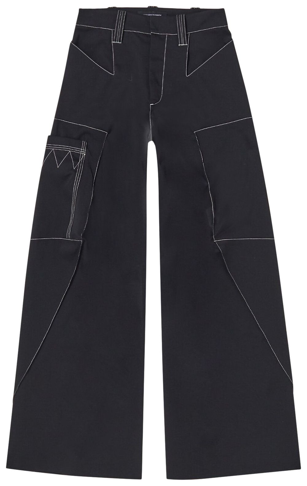 Buy Kiko Kostadinov Angled Pants 'Muted Black' KKWSS23T01 1 MUTE GOAT