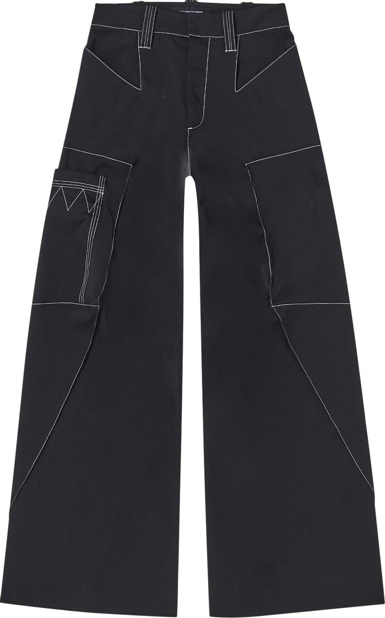 Buy Kiko Kostadinov Angled Pants 'Muted Black' - KKWSS23T01 1 MUTE | GOAT