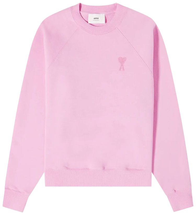 Ami Tonal Sweatshirt Candy Pink