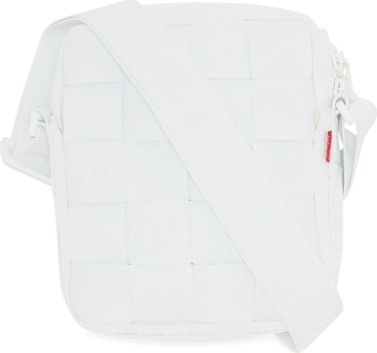 Supreme Woven Shoulder Bag White