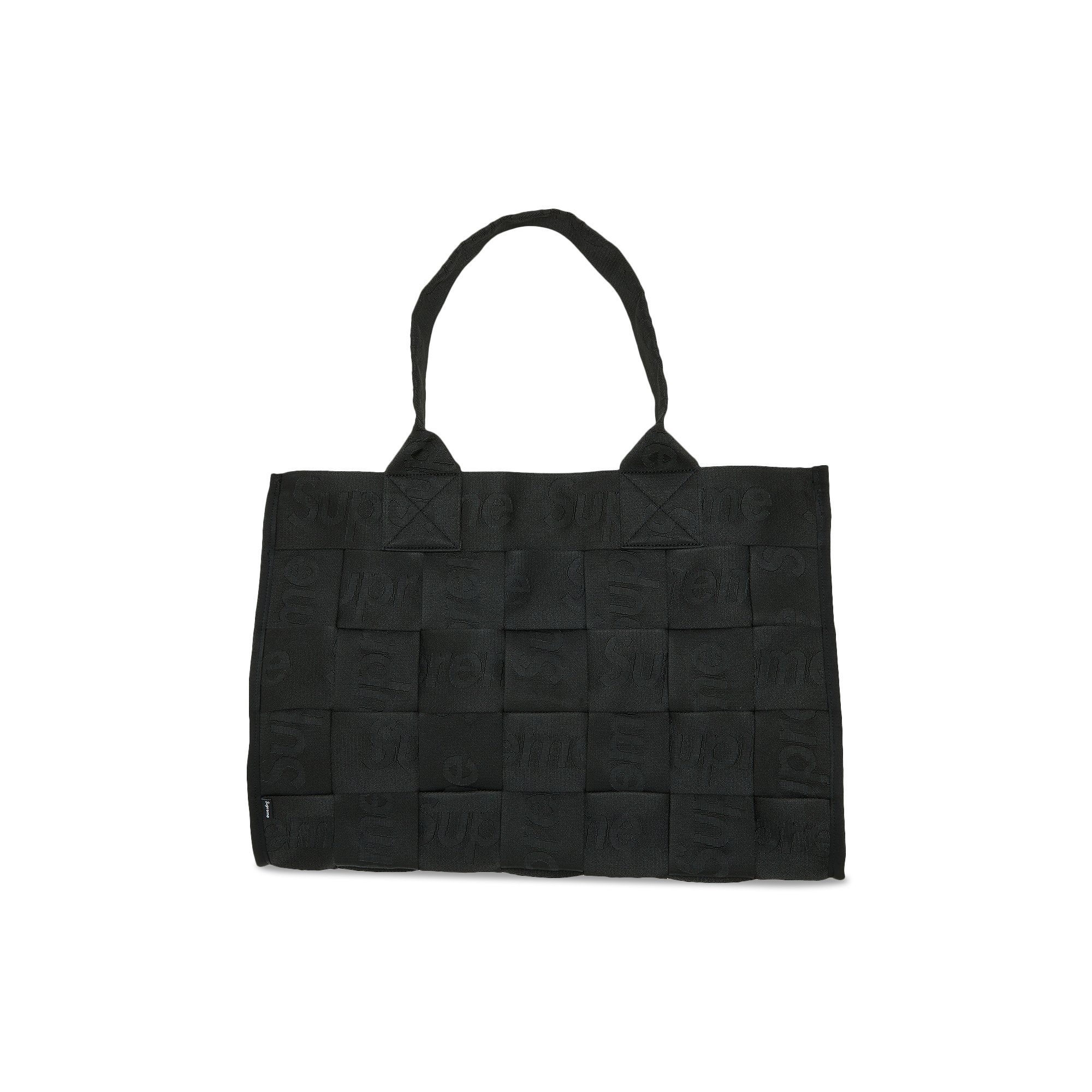 Buy Supreme Woven Large Tote Bag 'Black' - SS23B30 BLACK | GOAT SA