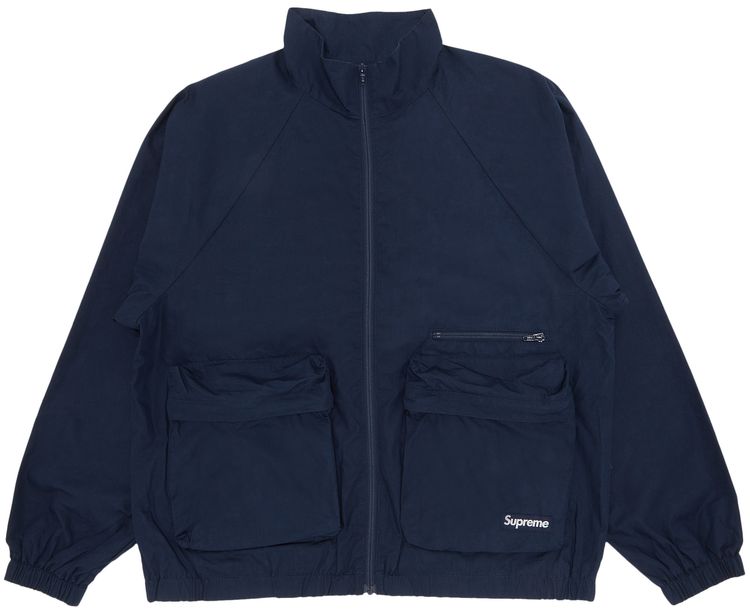 Supreme Raglan Utility Jacket Navy