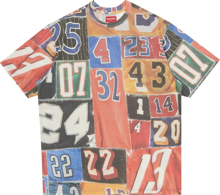 Supreme Jersey Collage Short-Sleeve Top 'Multicolor'