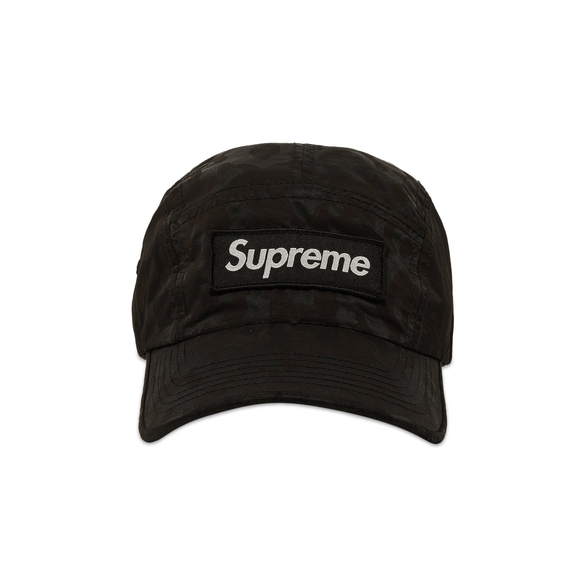 Buy Supreme Overdyed Camo Nylon Camp Cap 'Black' - SS23H56 BLACK 