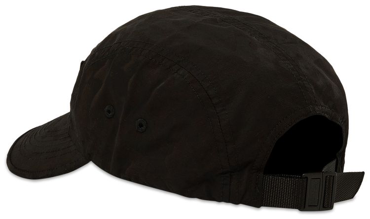 Supreme Overdyed Camo Nylon Camp Cap Black