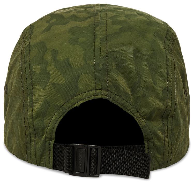 Supreme Overdyed Camo Nylon Camp Cap Green