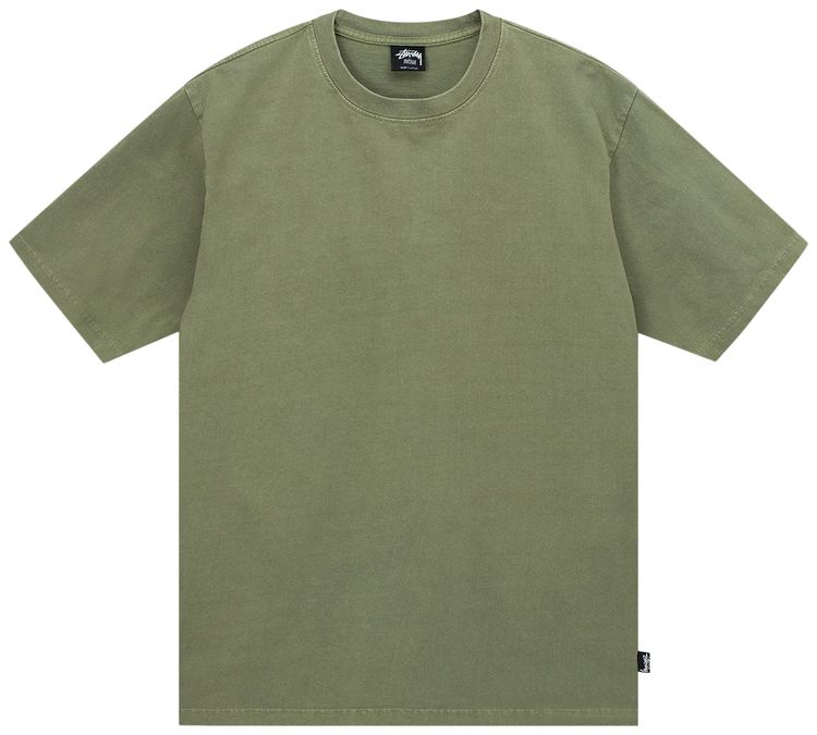 Stussy Pigment Dyed Crew Olive
