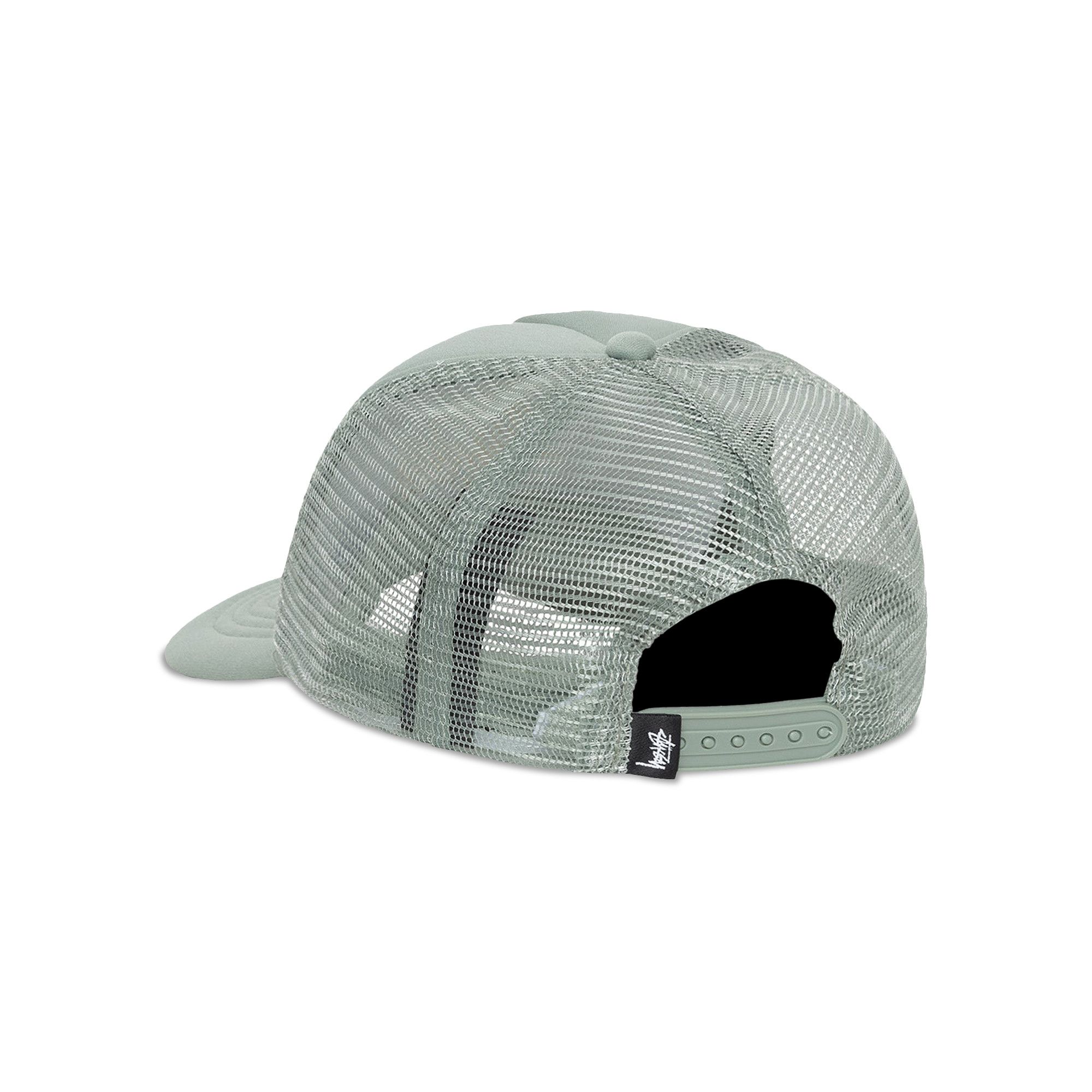 Buy Stussy Big Basic Trucker Cap 'Light Olive' - 1311088 Buy Stussy Big Basic Trucker Cap 'Light Olive' - 1311088