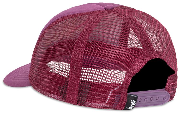 Stussy Big Basic Trucker Cap Plum
