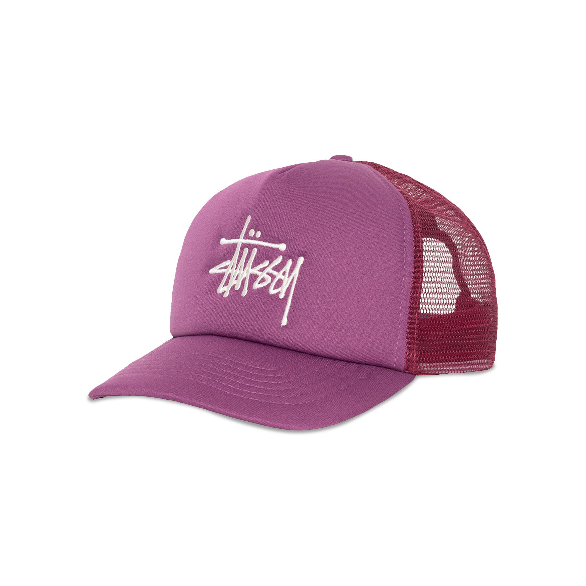 Buy Stussy Big Basic Trucker Cap Plum 1311088 PLUM GOAT AU