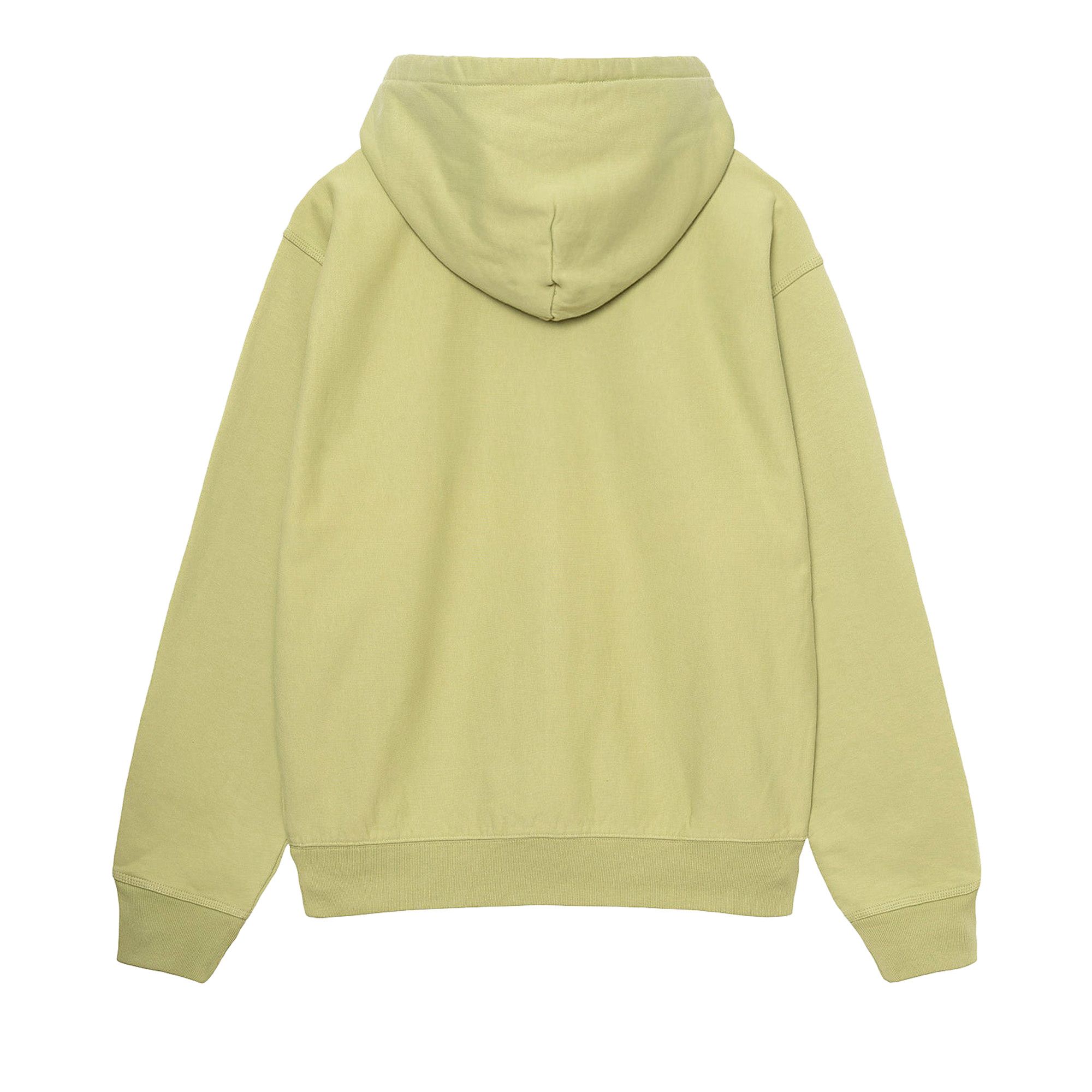 Buy Stussy Stock Logo Zip Hoodie Pale Green 118471 PALE GOAT AU