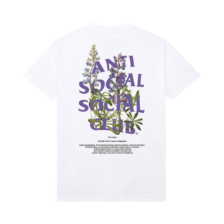 Anti Social Social Club Lupine Tee White