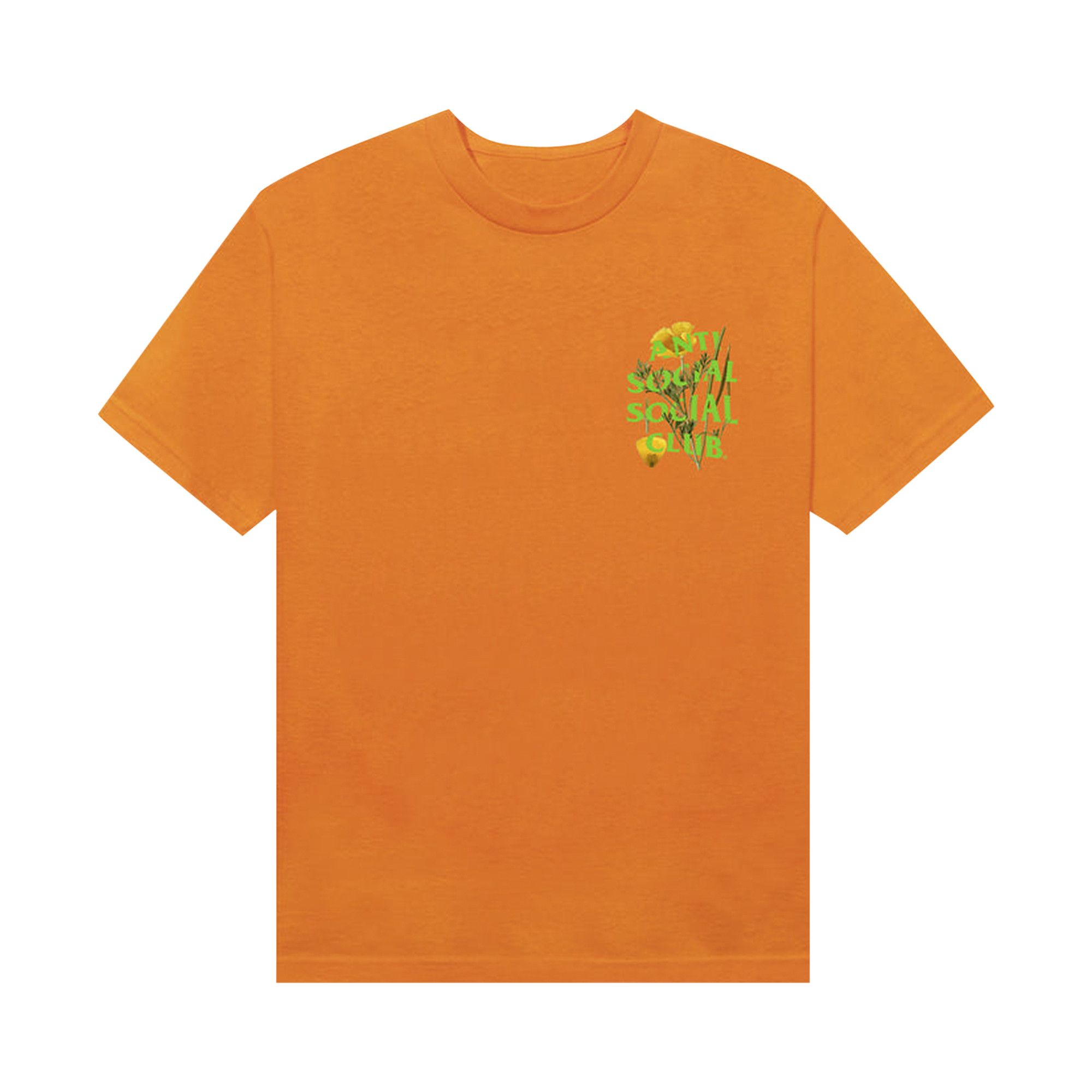 Buy Anti Social Social Club Poppy Tee Orange 0657 1SS230103PT ORAN GOAT CA