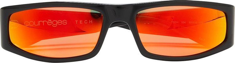 Courrèges Tech Sunglasses 'Black/Sunset'