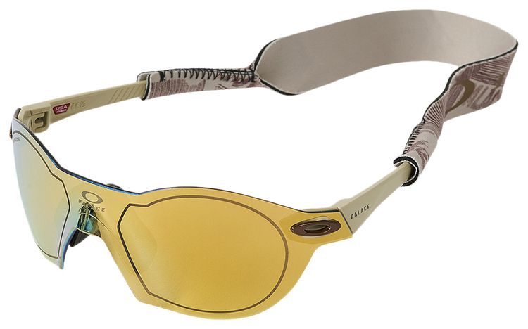 Palace x Oakley Subzero Sunglasses SandPrizm 24K