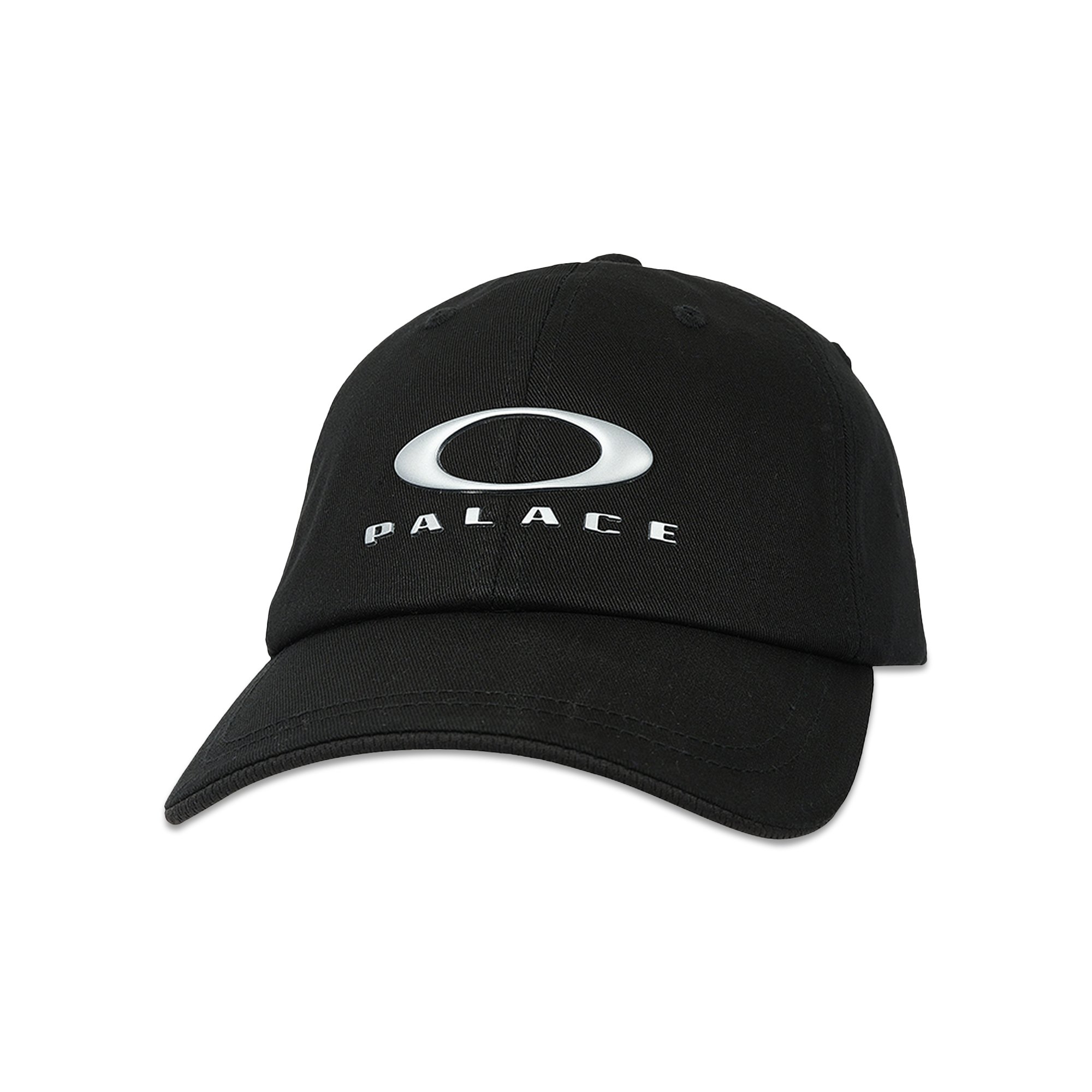 Buy Palace x Oakley 6-Panel 'Black/Silver' - P24OKH001 | GOAT CA