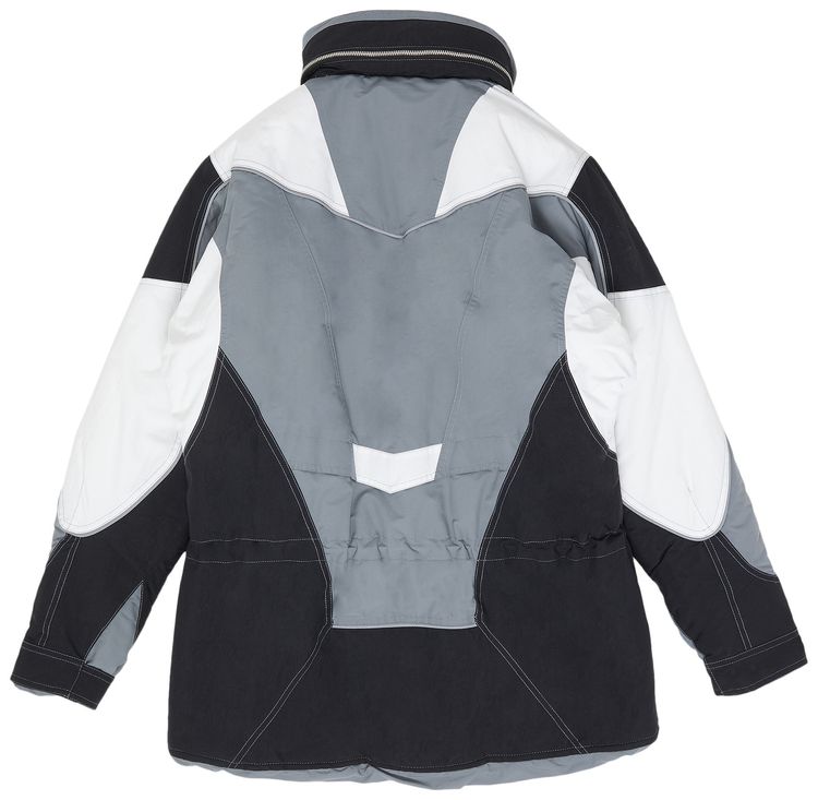 Luar Colorblock Parka Grey