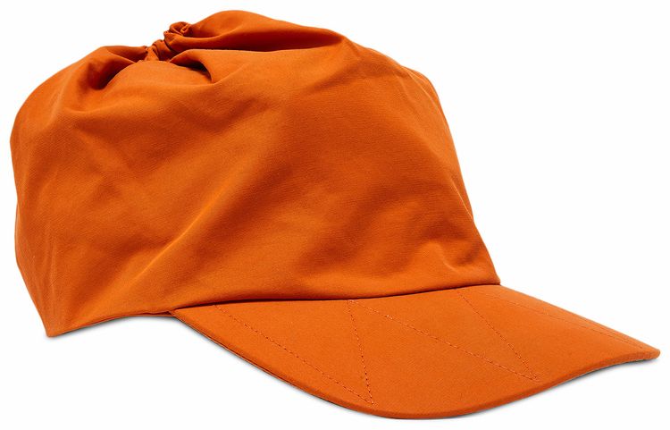 Jacquemus La Casquette Cache Col Canvas Cap Orange