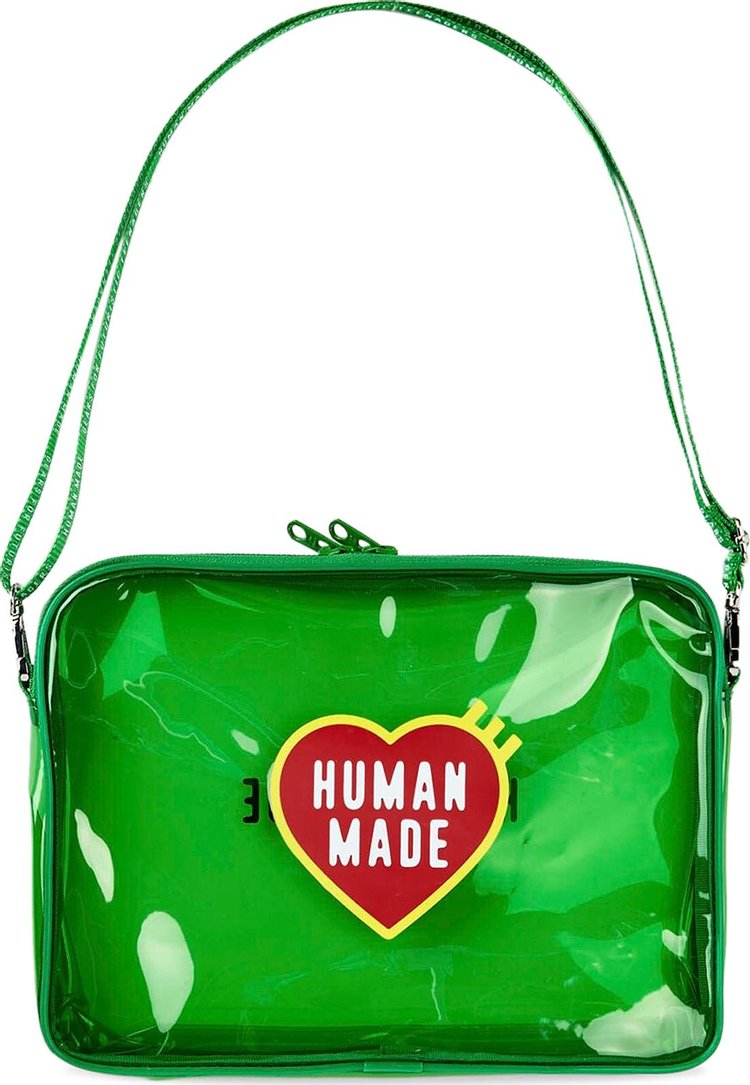 Human Made Large PVC Pouch 'Green'
