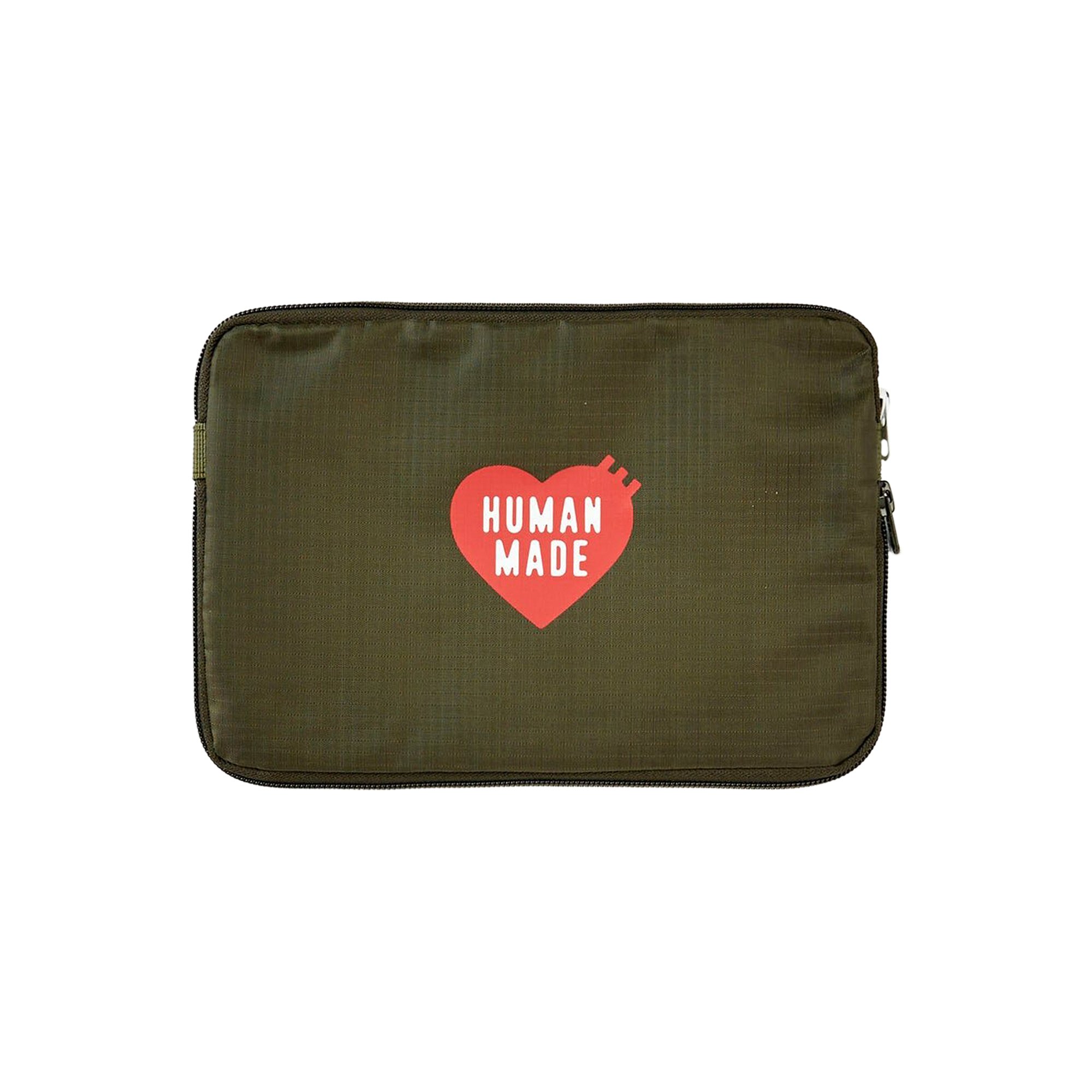 Buy Human Made Medium Travel Case 'Olive Drab' - HM25GD057 OLIV | GOAT