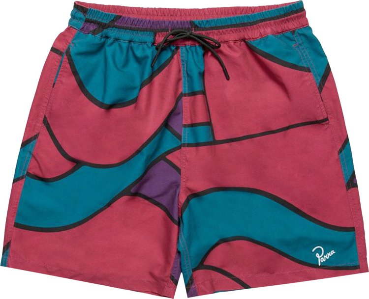 Parra Mountain Waves Swim Shorts Multicolor