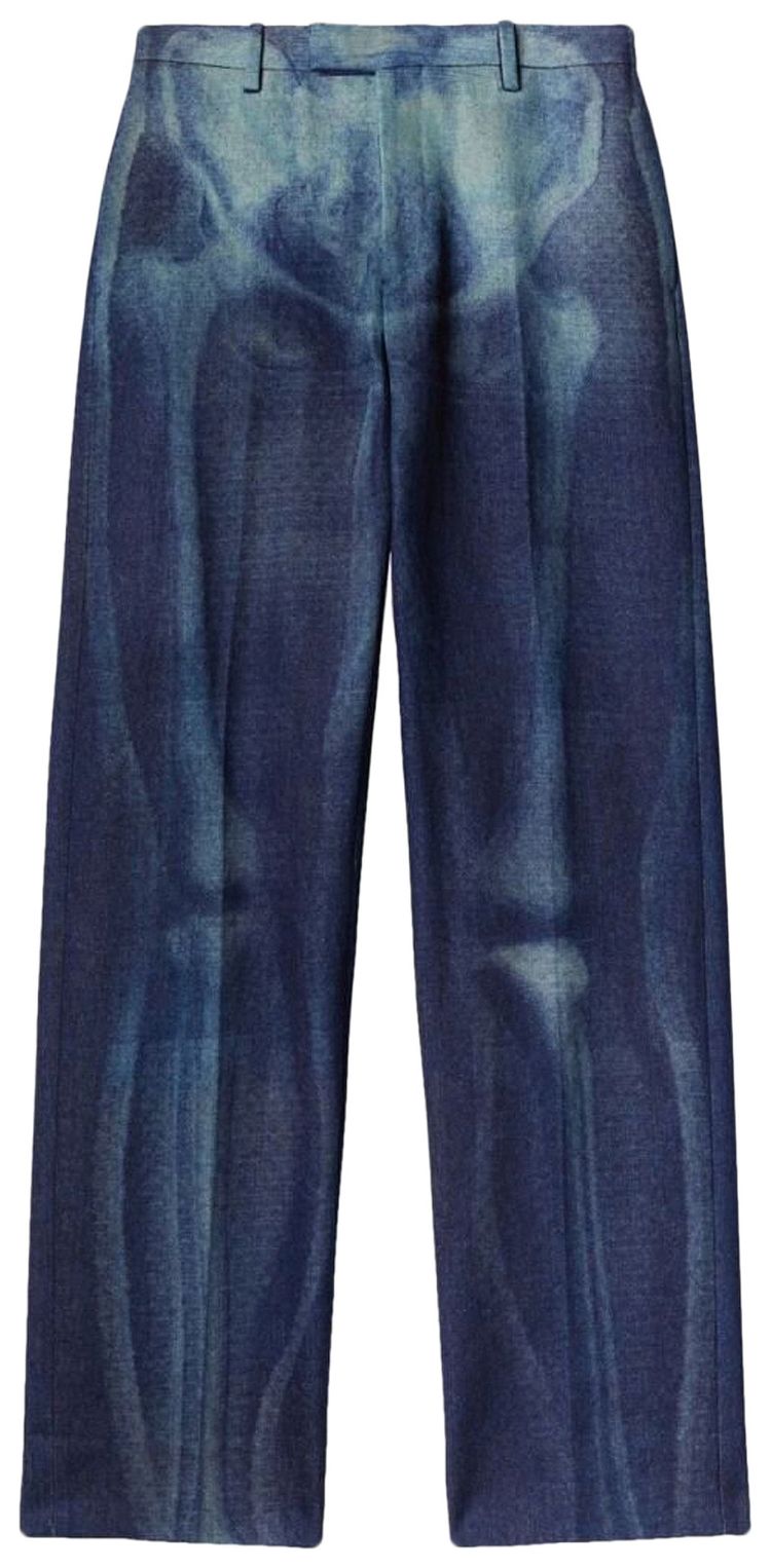 Off White Body Scan Tailor Denim Pant BlueWhite