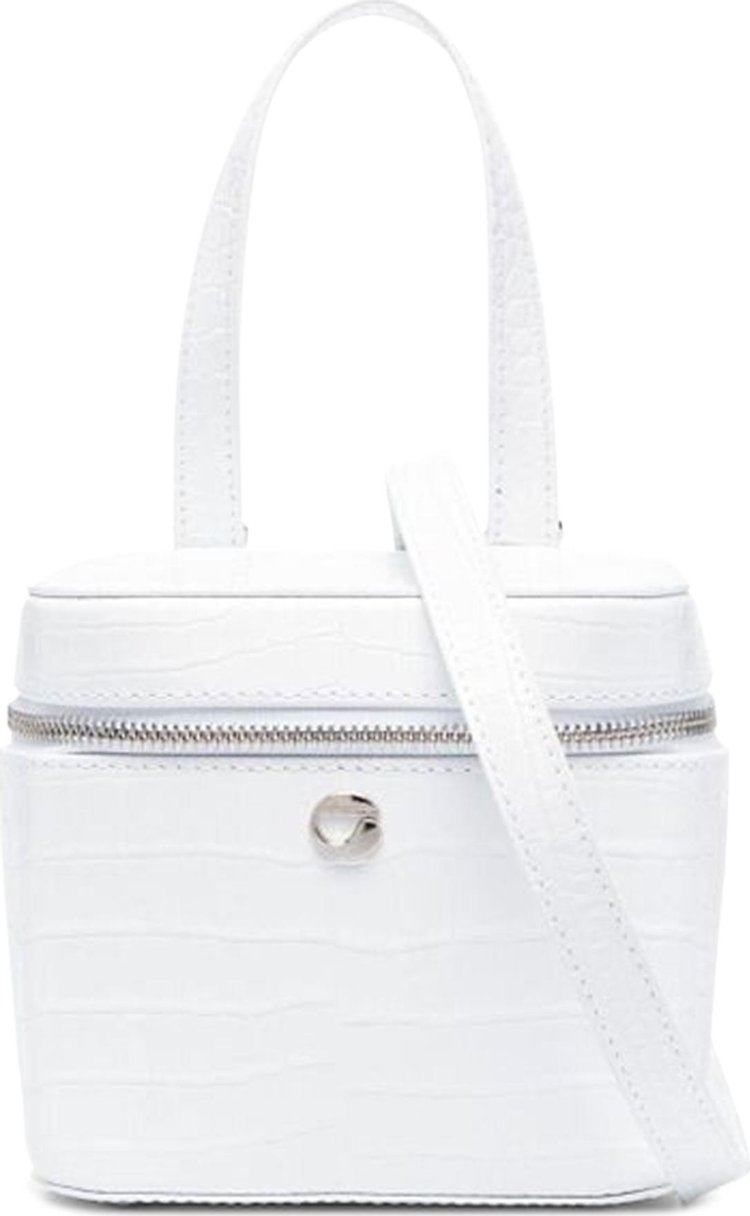 Coperni Croc-Embossed Mini Bag 'Optic White'