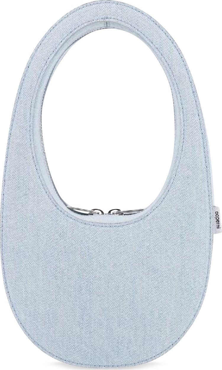 Coperni Mini Swipe Denim Top Handle Bag 'Ice Blue'