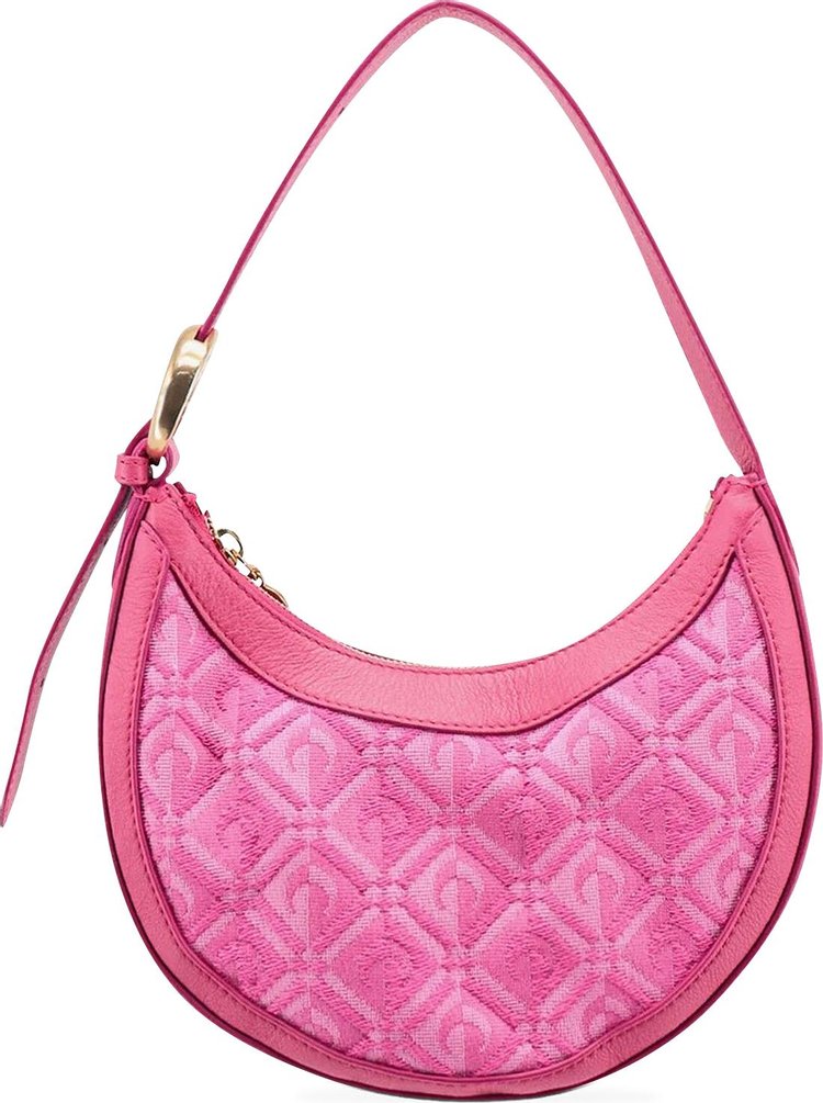 Marine Serre Moon Diamant Regenerated Eclipse Mini Bag 'Diamond Pink'