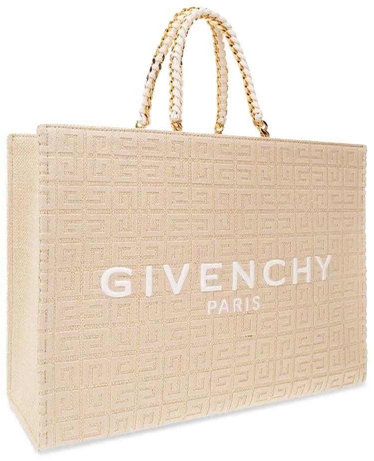 Givenchy Medium G Tote Shopping Bag Nude