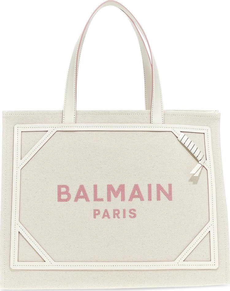 Balmain B-Army 42 Tote Bag 'Naturel/Brown'