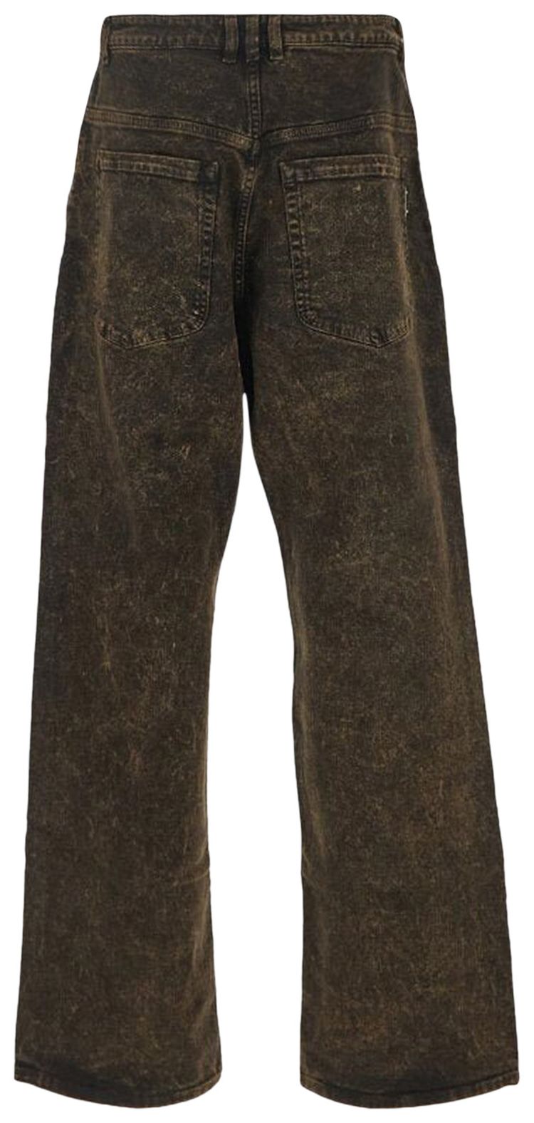 Balmain Distressed Effect Denim Jeans BlackGold