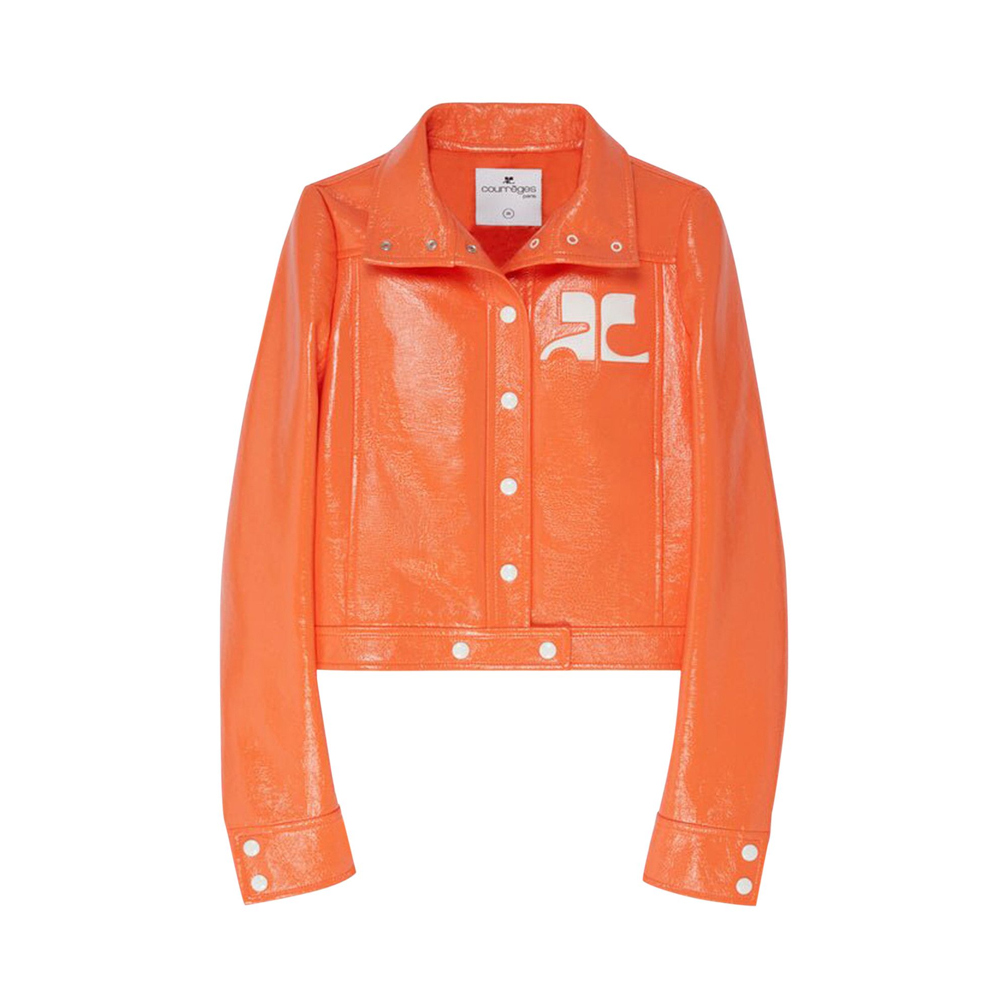 Buy Courrèges Vinyl Reedition Jacket 'Sunset Orange Buy Courrèges Vinyl Reedition Jacket 'Sunset Orange