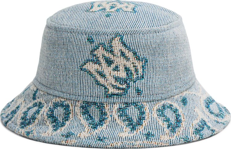 Amiri Paisley MA Blanket Bucket Hat 'Baby Blue'