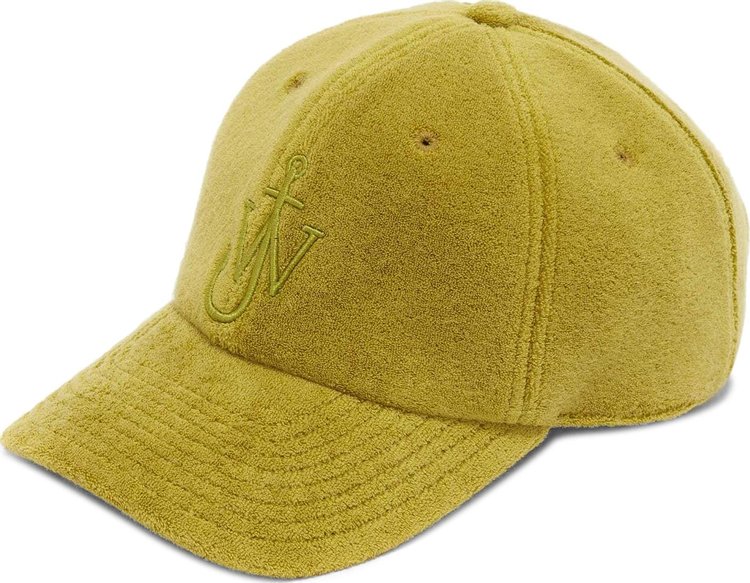 JW Anderson Terry Towel Baseball Cap Lime