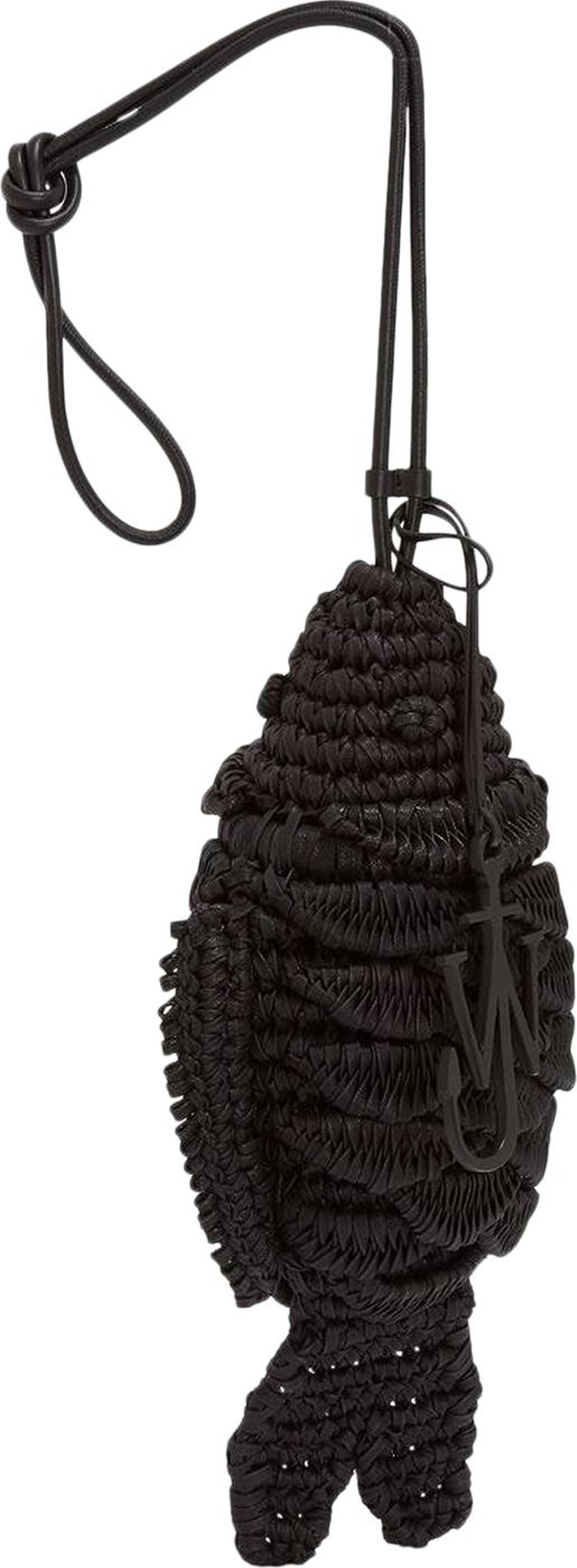 JW Anderson Fish Shoulder Bag Black