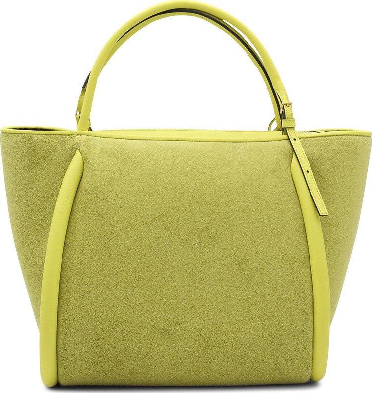 JW Anderson Bumper 31 Terry Towel Top Handle Bag Lime