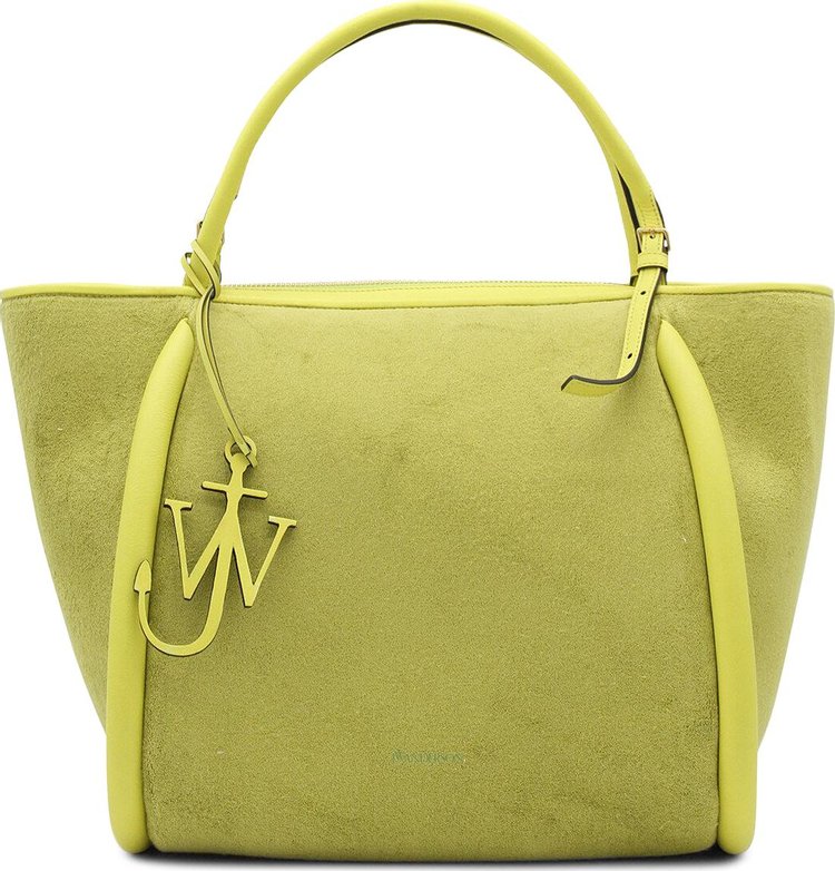 JW Anderson Bumper 31 Terry Towel Top Handle Bag Lime