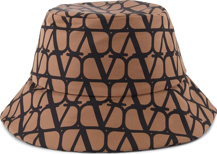 Valentino Toile Iconographe Bucket Hat 'Ebony'