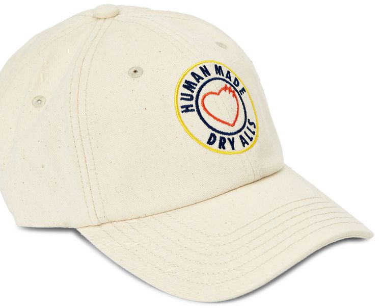 Human Made 6 Panel Twill Cap 2 White