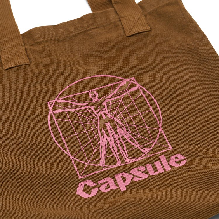 Capsule Vitruvian Icon Tote Bag Ginger