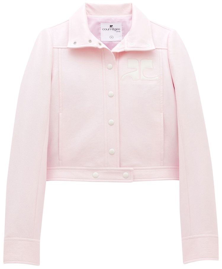 Courreges Vinyl Jacket Pale Pink