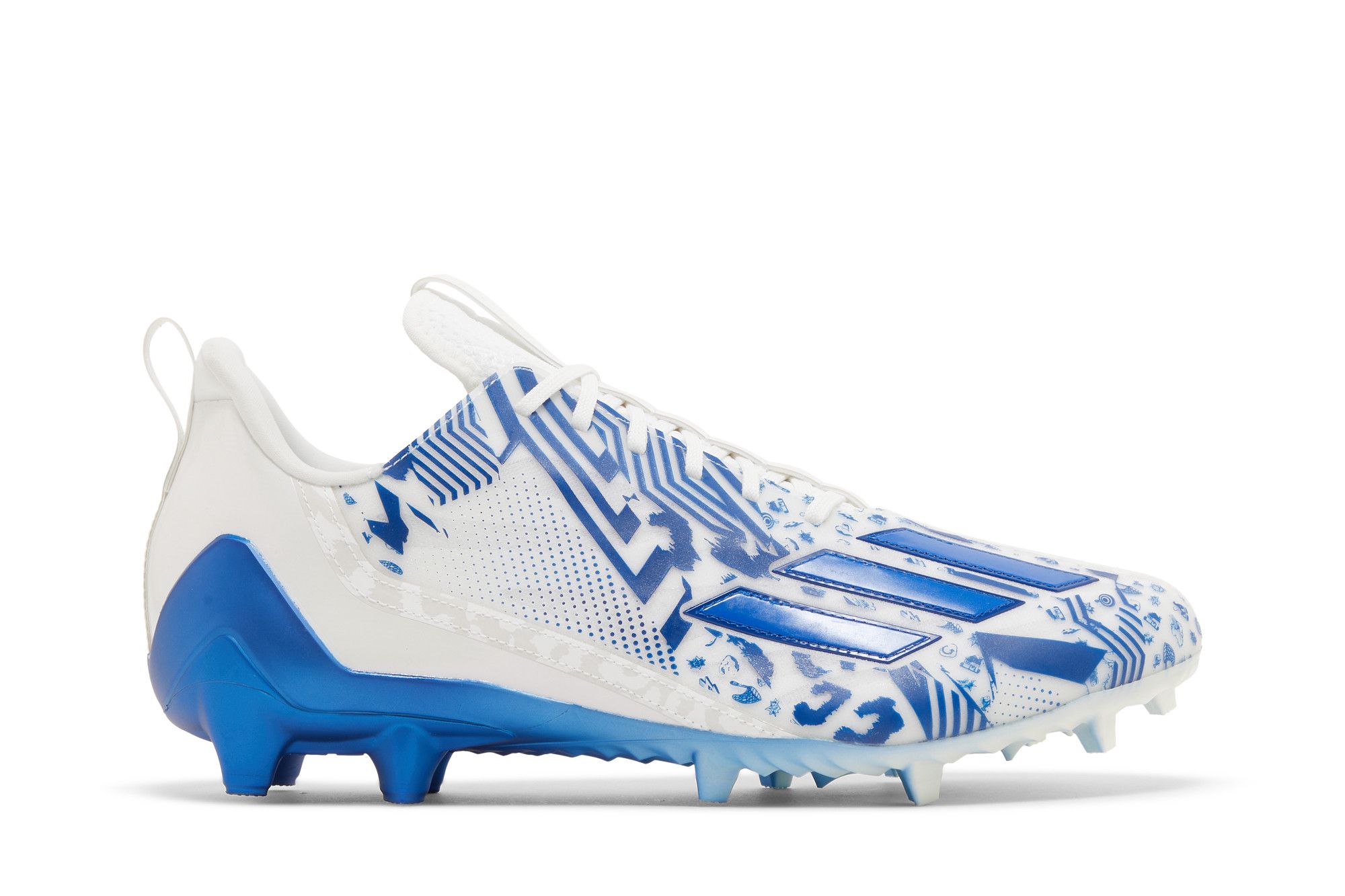 Blue adizero sale football cleats