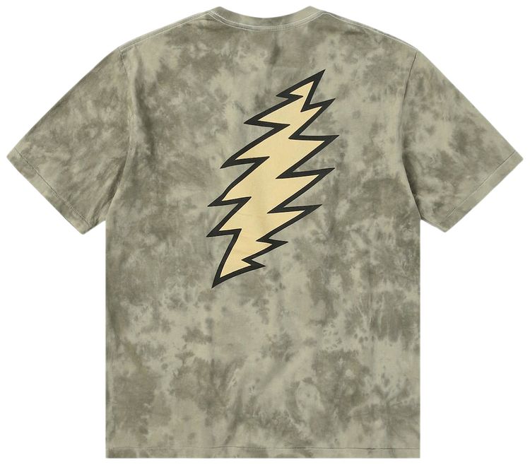 thisisneverthat x Greatful Dead Rose Tee Moss Grey