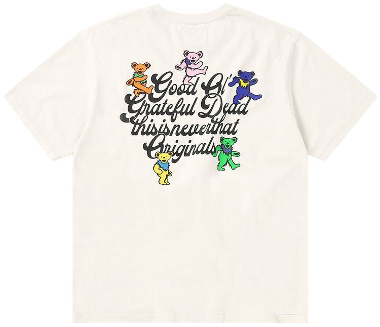 thisisneverthat x Greatful Dead Good Ol Dancing Bears Tee Natural
